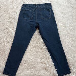 Jessica Simpson High Rise Skinny Ankle Classic Blue Women's Jeans